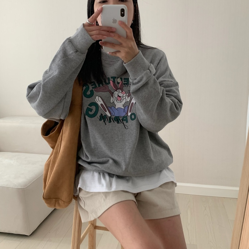 HELLO JINI韓國代購㊣女士新款25秋冬時尚休閑推薦熱賣衛衣HELLO JINI衛衣