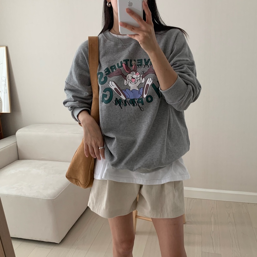 HELLO JINI韓國代購㊣女士新款25秋冬時尚休閑推薦熱賣衛衣HELLO JINI衛衣