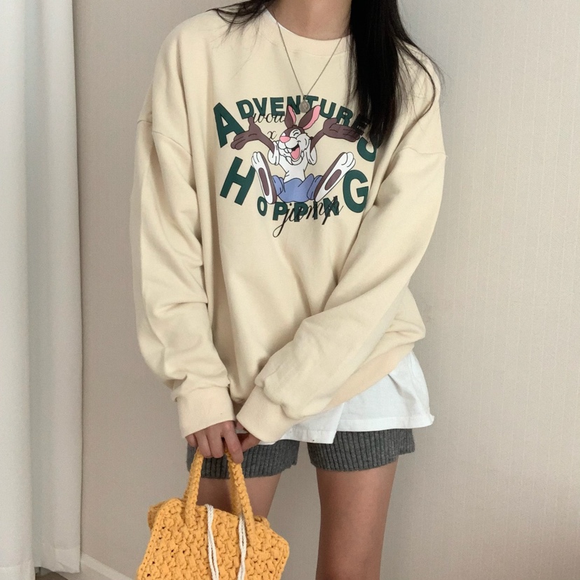 HELLO JINI韓國代購㊣女士新款25秋冬時尚休閑推薦熱賣衛衣HELLO JINI衛衣