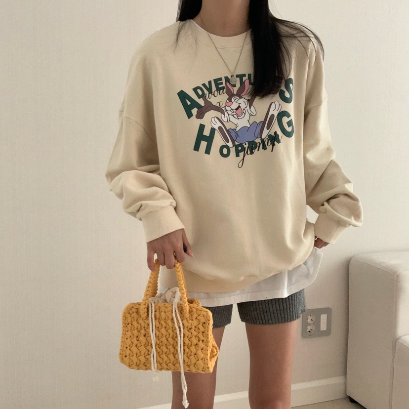 HELLO JINI韓國代購㊣女士新款25秋冬時尚休閑推薦熱賣衛衣HELLO JINI衛衣