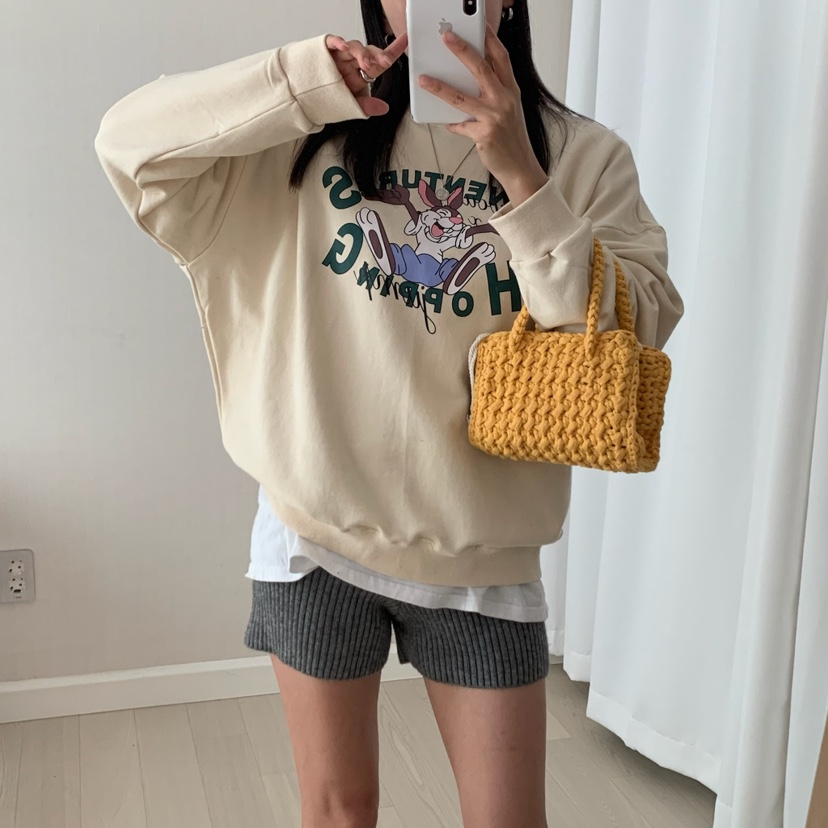 HELLO JINI韓國代購㊣女士新款25秋冬時尚休閑推薦熱賣衛衣HELLO JINI衛衣