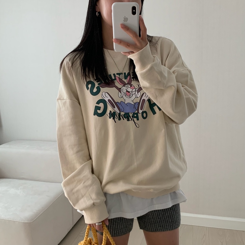 HELLO JINI韓國代購㊣女士新款25秋冬時尚休閑推薦熱賣衛衣HELLO JINI衛衣
