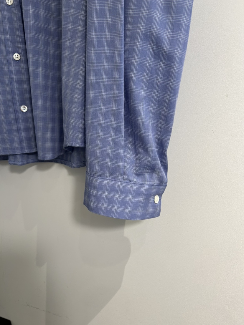 NOTICE韓國代購㊣女裝新品25秋冬休閑人氣襯衫蕾絲衫網眼格紋NOTICE襯衫/蕾絲衫