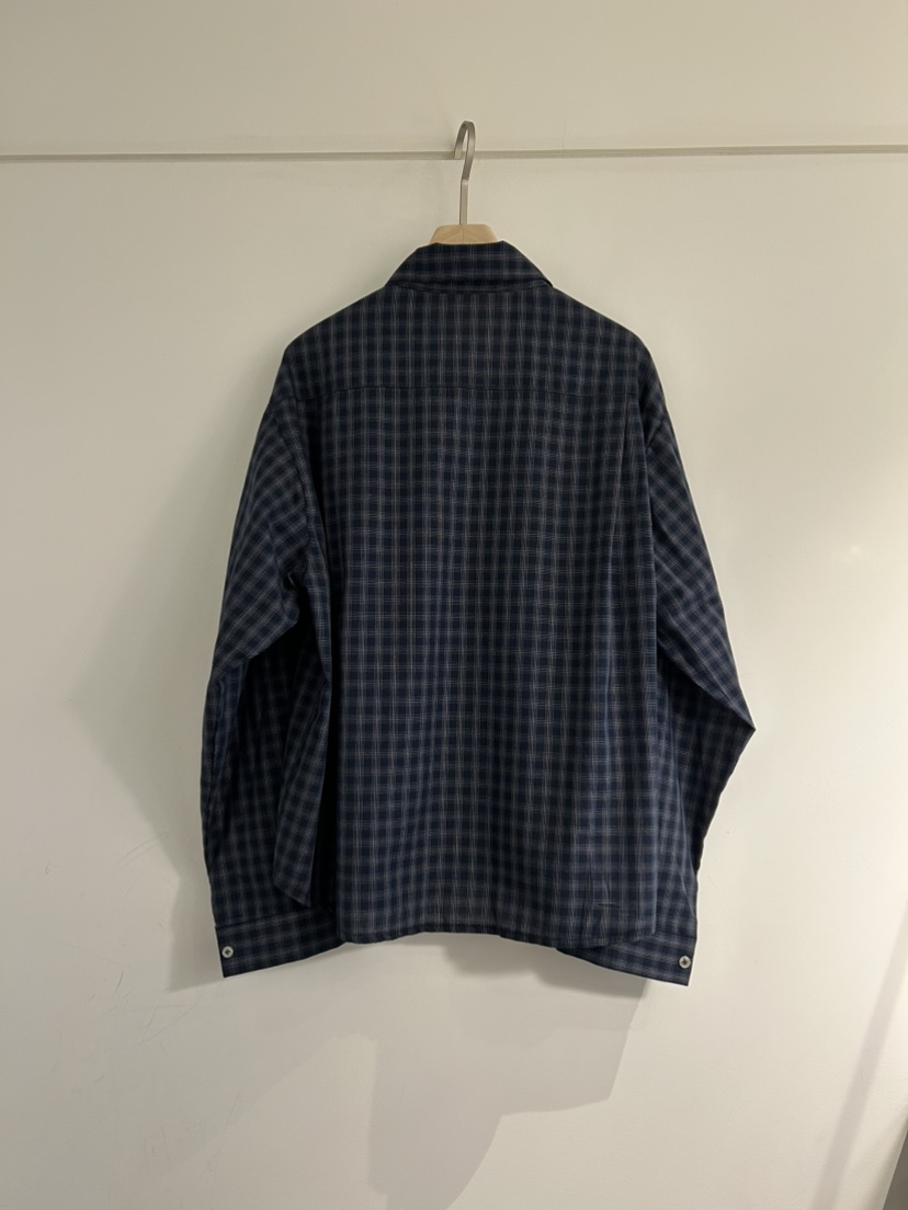 NOTICE韓國代購㊣女裝新品25秋冬休閑人氣襯衫蕾絲衫網眼格紋NOTICE襯衫/蕾絲衫