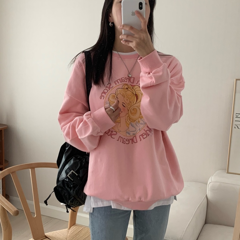 FROMJINI韓國直郵㊣女士新品熱賣職業人氣休閑推薦25秋冬衛衣FROMJINI衛衣