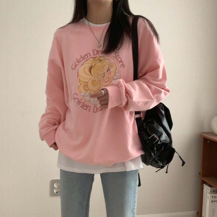 FROMJINI韓國直郵㊣女士新品熱賣職業人氣休閑推薦25秋冬衛衣FROMJINI衛衣
