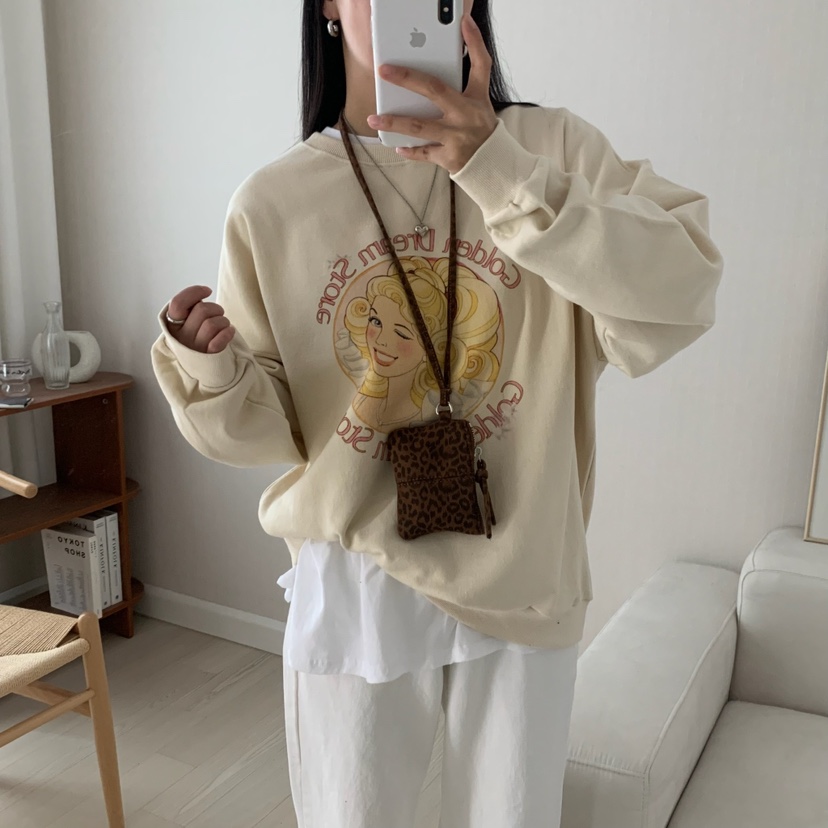 FROMJINI韓國直郵㊣女士新品熱賣職業人氣休閑推薦25秋冬衛衣FROMJINI衛衣