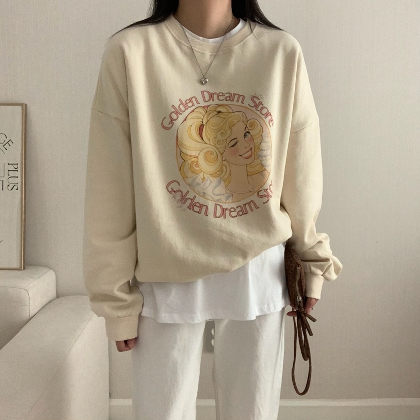 FROMJINI韓國直郵㊣女士新品熱賣職業人氣休閑推薦25秋冬衛衣FROMJINI衛衣