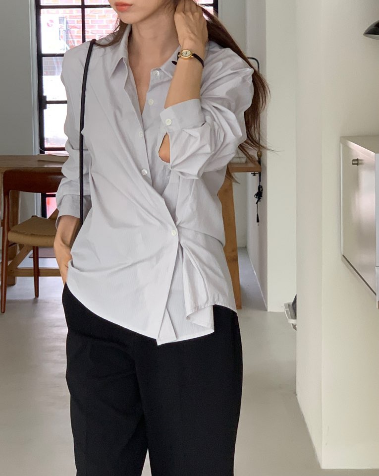 NOTICE韓國代購㊣女裝新品職業休閑熱賣真品時尚襯衫蕾絲衫NOTICE襯衫/蕾絲衫