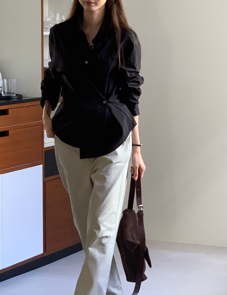 NOTICE韓國代購㊣女裝新品職業休閑熱賣真品時尚襯衫蕾絲衫NOTICE襯衫/蕾絲衫