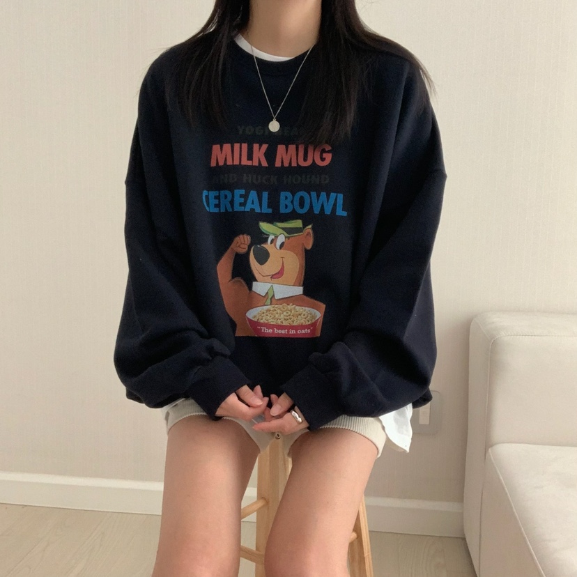 FROMJINI東大門㊣直郵女士新款人氣職業休閑真品時尚推薦衛衣FROMJINI衛衣