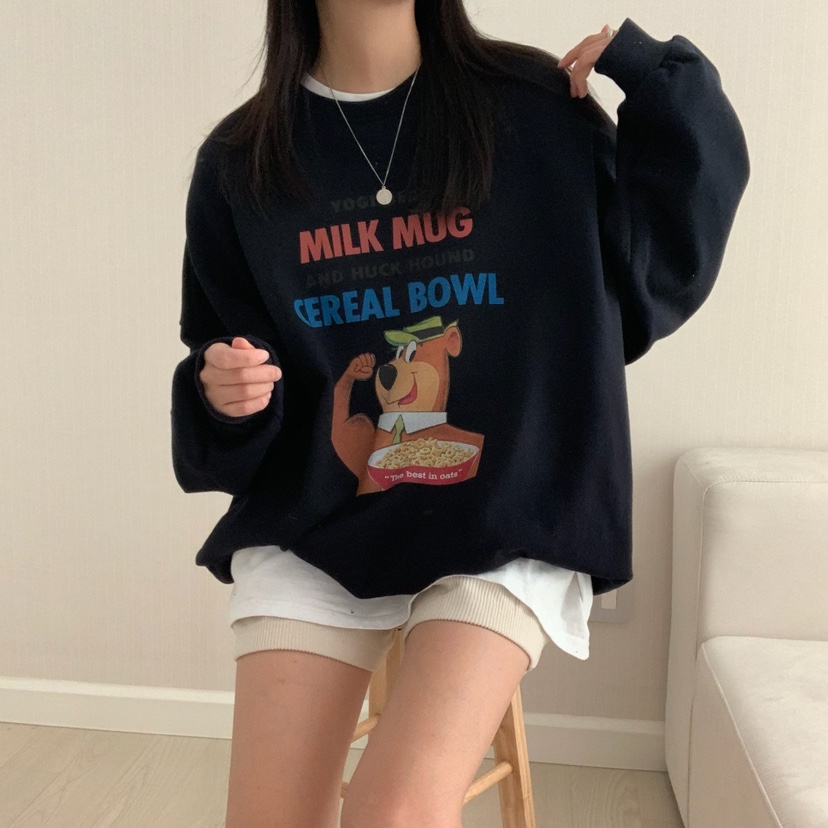 FROMJINI東大門㊣直郵女士新款人氣職業休閑真品時尚推薦衛衣FROMJINI衛衣