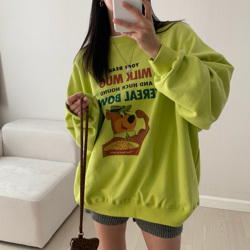 FROMJINI東大門㊣直郵女士新款人氣職業休閑真品時尚推薦衛衣FROMJINI衛衣圖色2