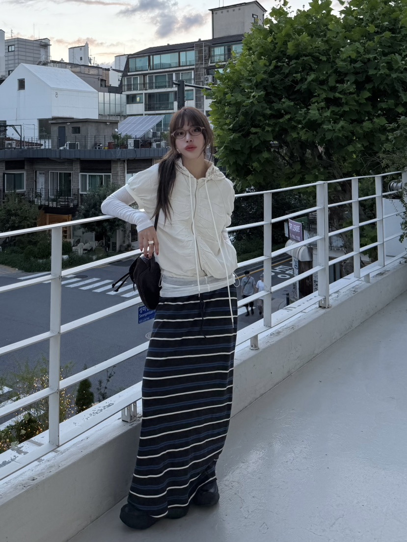 BERTHA韓國代購㊣女裝新品人氣推薦時尚25秋冬真品休閑長裙BERTHA長裙