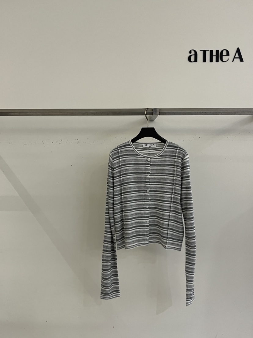 ATHEA韓國代購㊣女裝新品人氣25秋冬職業休閑推薦時尚針織衫ATHEA針織衫圖色2