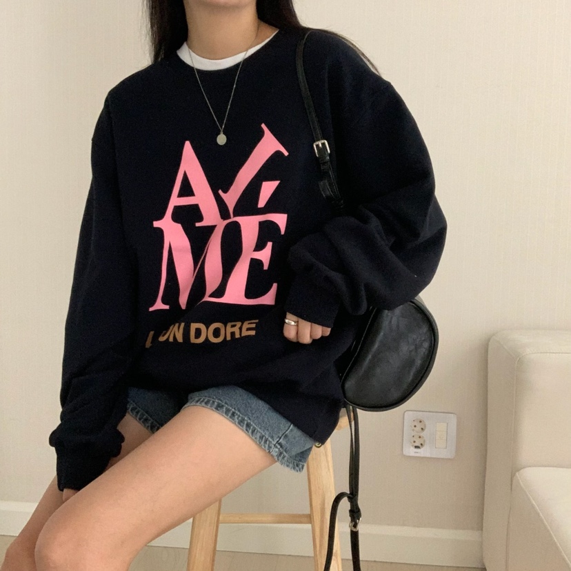 FROMJINI東大門㊣代購女裝新款時尚推薦熱賣真品人氣職業衛衣FROMJINI衛衣