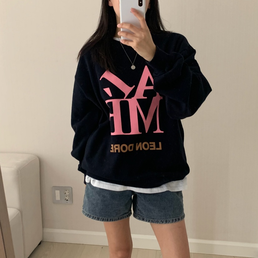 FROMJINI東大門㊣代購女裝新款時尚推薦熱賣真品人氣職業衛衣FROMJINI衛衣