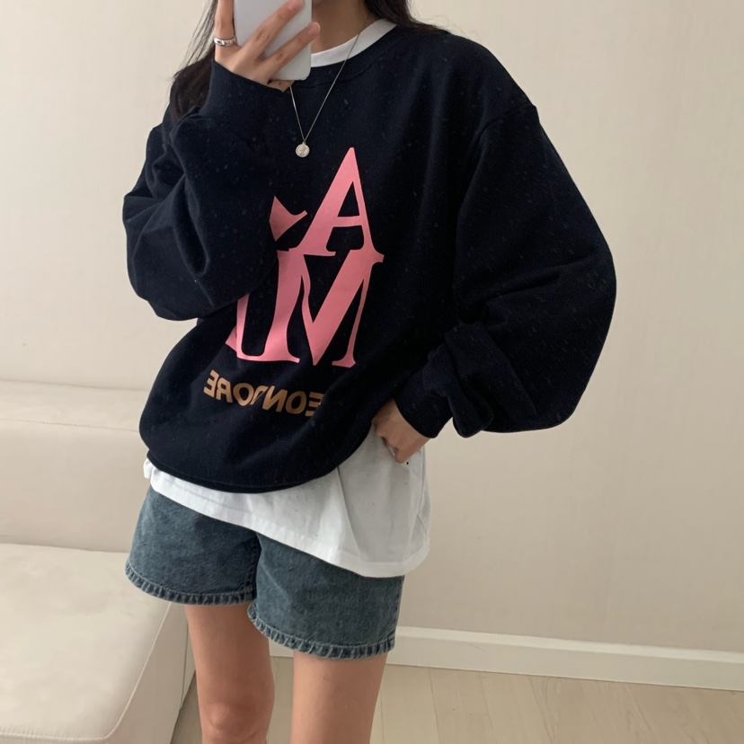 FROMJINI東大門㊣代購女裝新款時尚推薦熱賣真品人氣職業衛衣FROMJINI衛衣