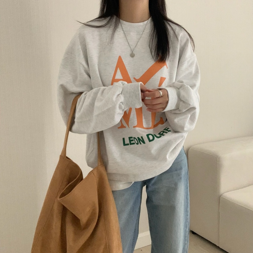 FROMJINI東大門㊣代購女裝新款時尚推薦熱賣真品人氣職業衛衣FROMJINI衛衣