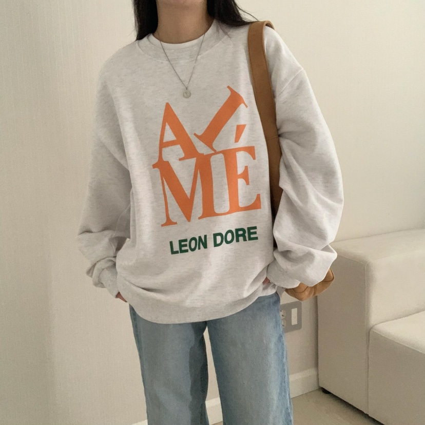 FROMJINI東大門㊣代購女裝新款時尚推薦熱賣真品人氣職業衛衣FROMJINI衛衣