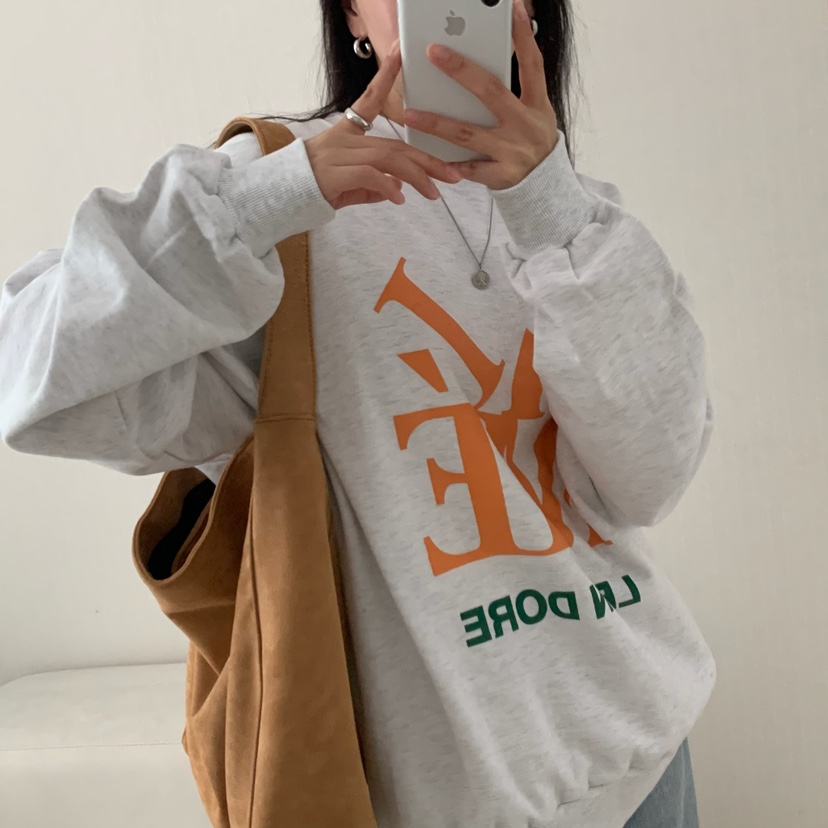 FROMJINI東大門㊣代購女裝新款時尚推薦熱賣真品人氣職業衛衣FROMJINI衛衣