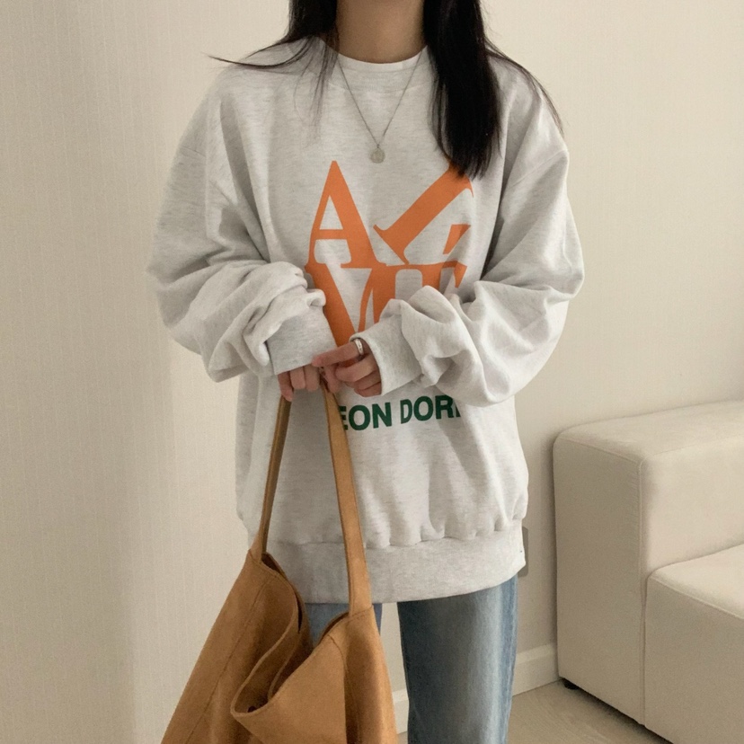FROMJINI東大門㊣代購女裝新款時尚推薦熱賣真品人氣職業衛衣FROMJINI衛衣