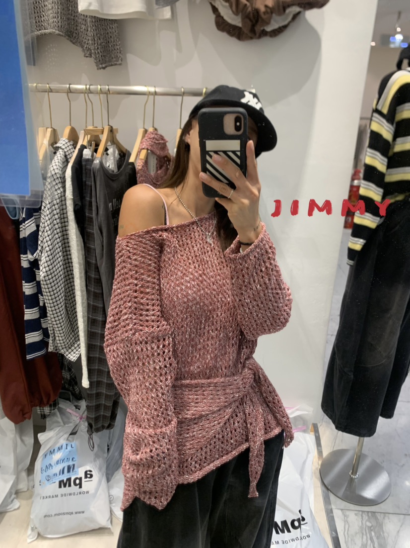 JIMMY東大門㊣直郵女裝新款熱賣推薦25秋冬時尚休閑職業針織衫JIMMY/REMAKE針織衫