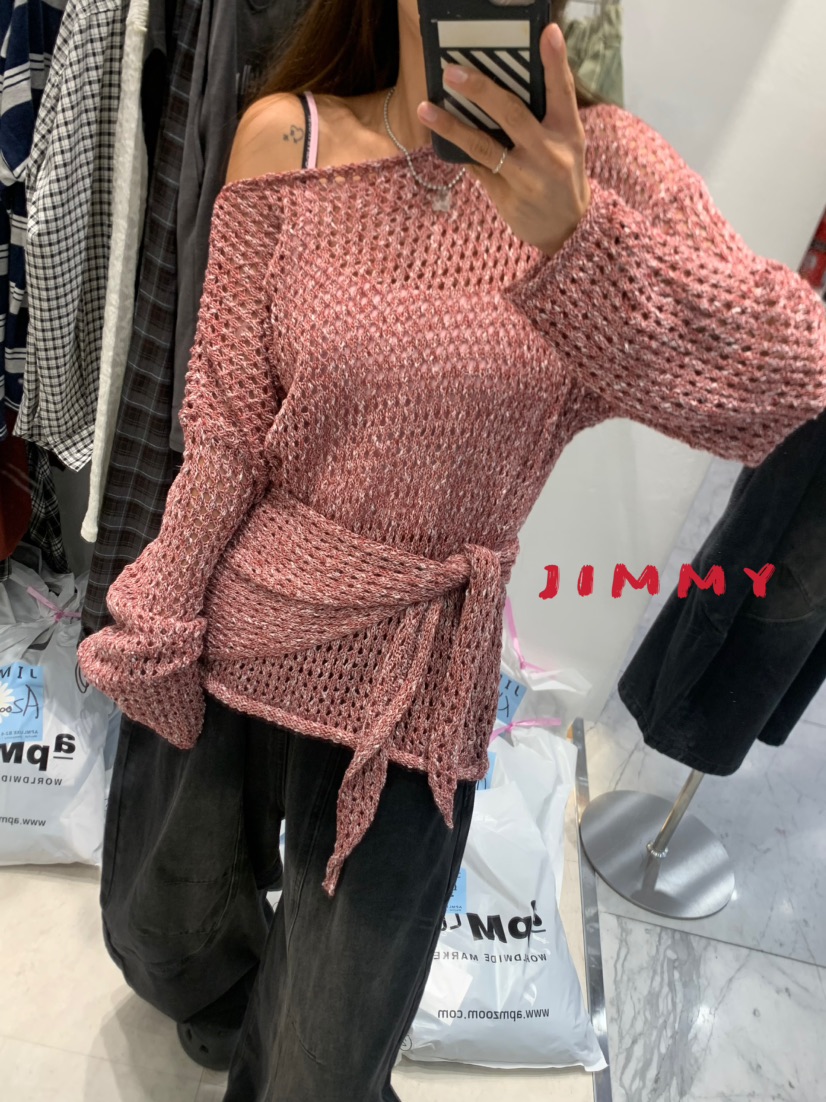 JIMMY東大門㊣直郵女裝新款熱賣推薦25秋冬時尚休閑職業針織衫JIMMY/REMAKE針織衫