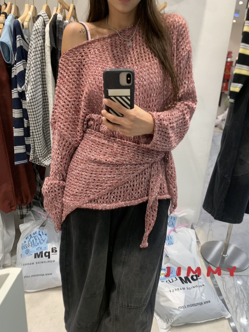 JIMMY東大門㊣直郵女裝新款熱賣推薦25秋冬時尚休閑職業針織衫JIMMY/REMAKE針織衫
