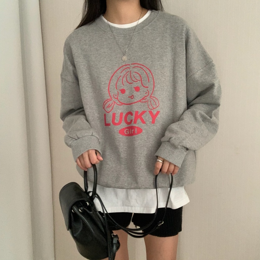 HELLO JINI東大門㊣實拍女士新款職業人氣時尚25秋冬推薦衛衣HELLO JINI衛衣