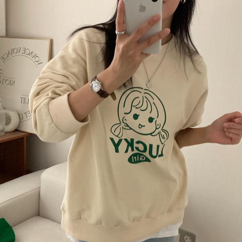 HELLO JINI東大門㊣實拍女士新款職業人氣時尚25秋冬推薦衛衣HELLO JINI衛衣