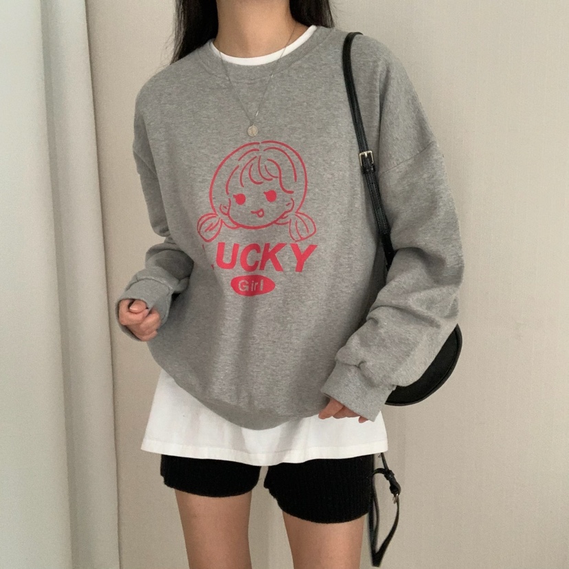 HELLO JINI東大門㊣實拍女士新款職業人氣時尚25秋冬推薦衛衣HELLO JINI衛衣圖色2