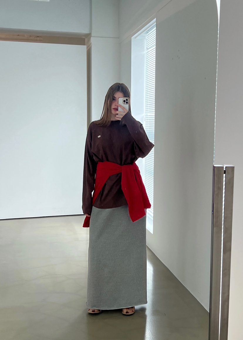 ANOTHER AVENUE東大門㊣代購女士新品職業25秋冬人氣真品長裙ANOTHER AVENUE長裙