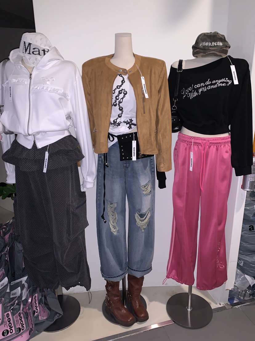 SEOLO韓國代購㊣女士新款休閑真品人氣熱賣衛衣荷葉邊拉鏈連帽Seolo seoul衛衣