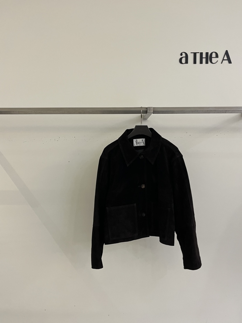 ATHEA韓國代購㊣女裝新品真品推薦職業時尚25秋冬休閑熱賣夾克ATHEA夾克圖色2