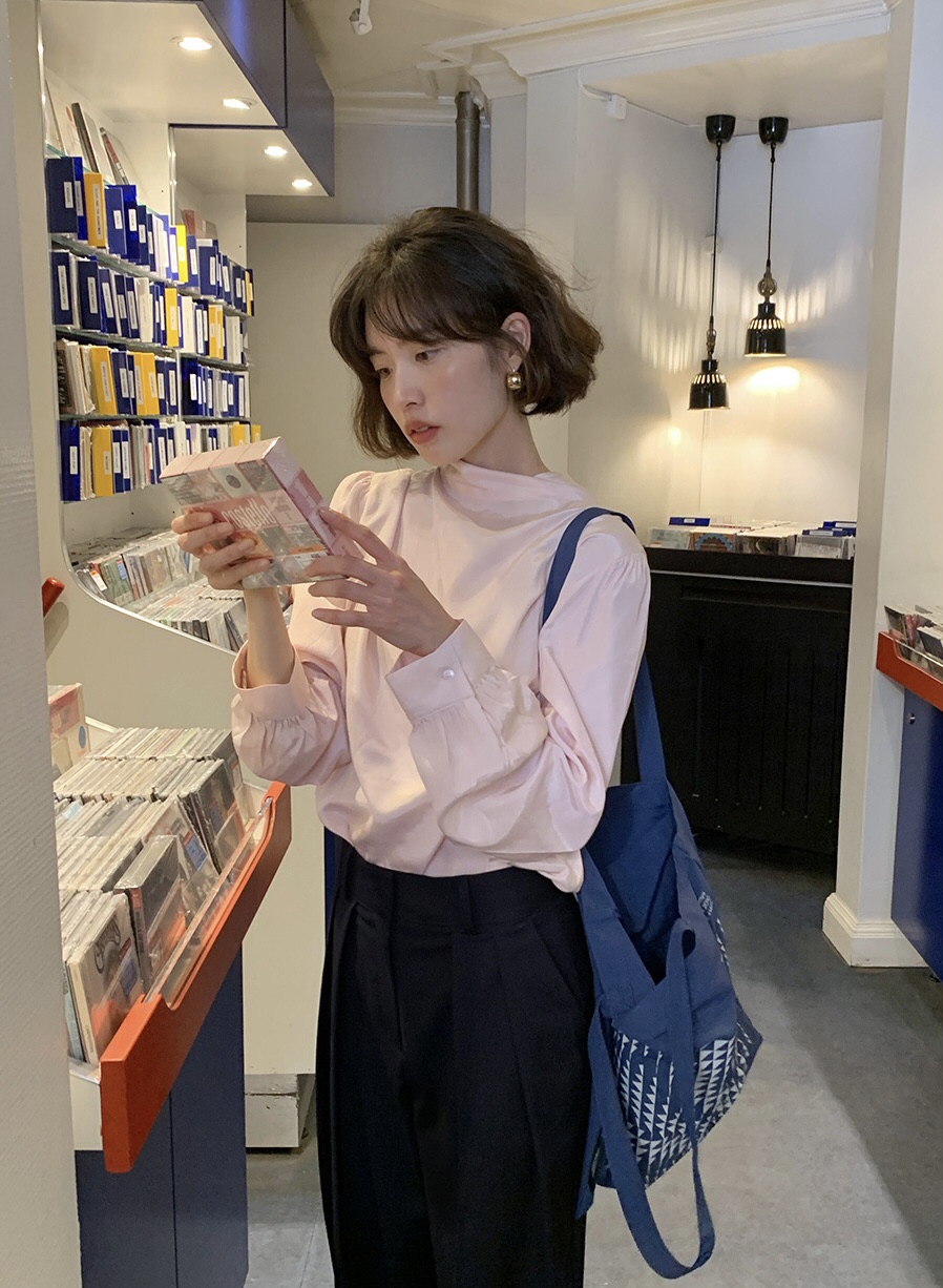 LETAILOR東大門㊣代購女士新品推薦休閑真品襯衫蕾絲衫雙面LETAILOR襯衫/蕾絲衫圖色2