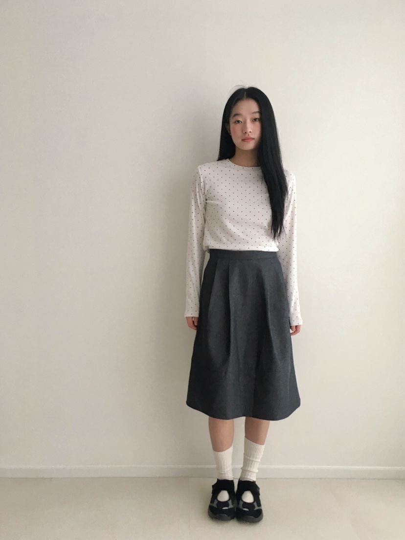 HEUMUTA韓國直郵㊣女裝新款人氣熱賣休閑時尚真品推薦長袖T恤HEUMUTA長袖T恤
