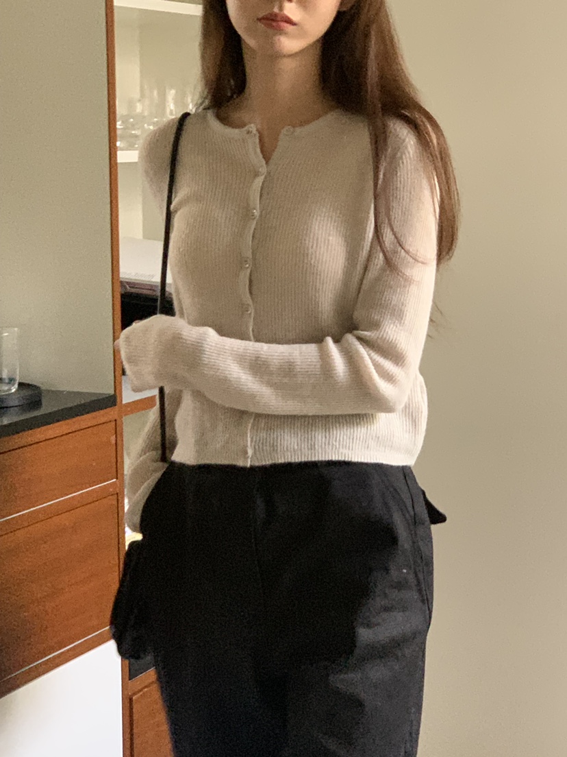 NOTICE東大門㊣實拍女裝新款人氣25秋冬職業推薦針織衫開衫NOTICE針織衫