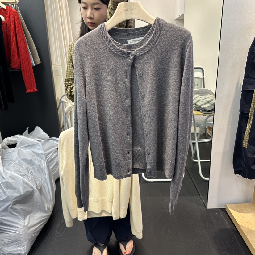 SALT BREAD韓國直郵㊣女士新品真品休閑時尚針織衫不含吊帶SALT BREAD針織衫圖色2