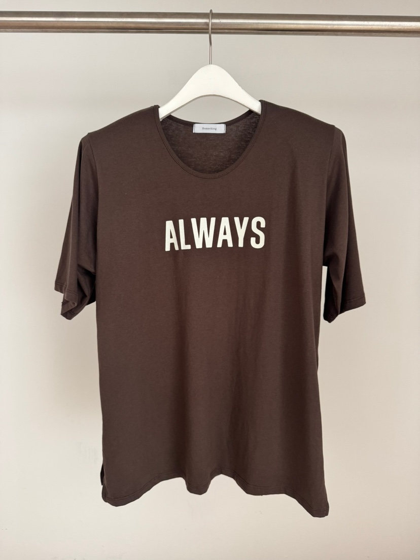SOMETHING-L/FANCY東大門㊣實拍女裝新品25秋冬休閑推薦T恤SOMETHING-L/FANCYT恤圖色3