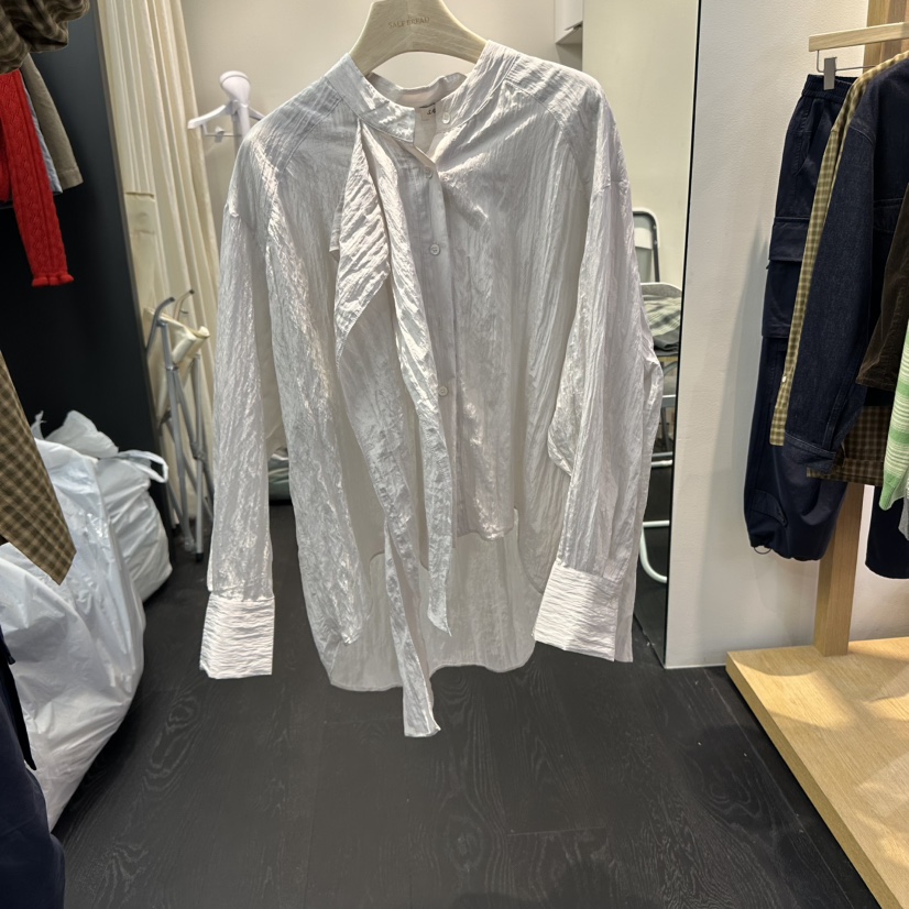 SALT BREAD東大門㊣實拍女士新品熱賣休閑推薦25秋冬襯衫蕾絲衫SALT BREAD襯衫/蕾絲衫圖色1