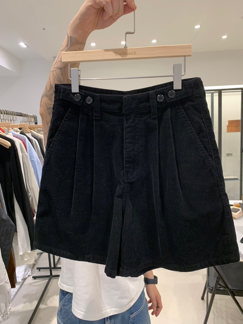 THE BRUNCH東大門㊣直郵女裝新品真品時尚人氣職業短褲燈芯絨THE BRUNCH短褲圖色3