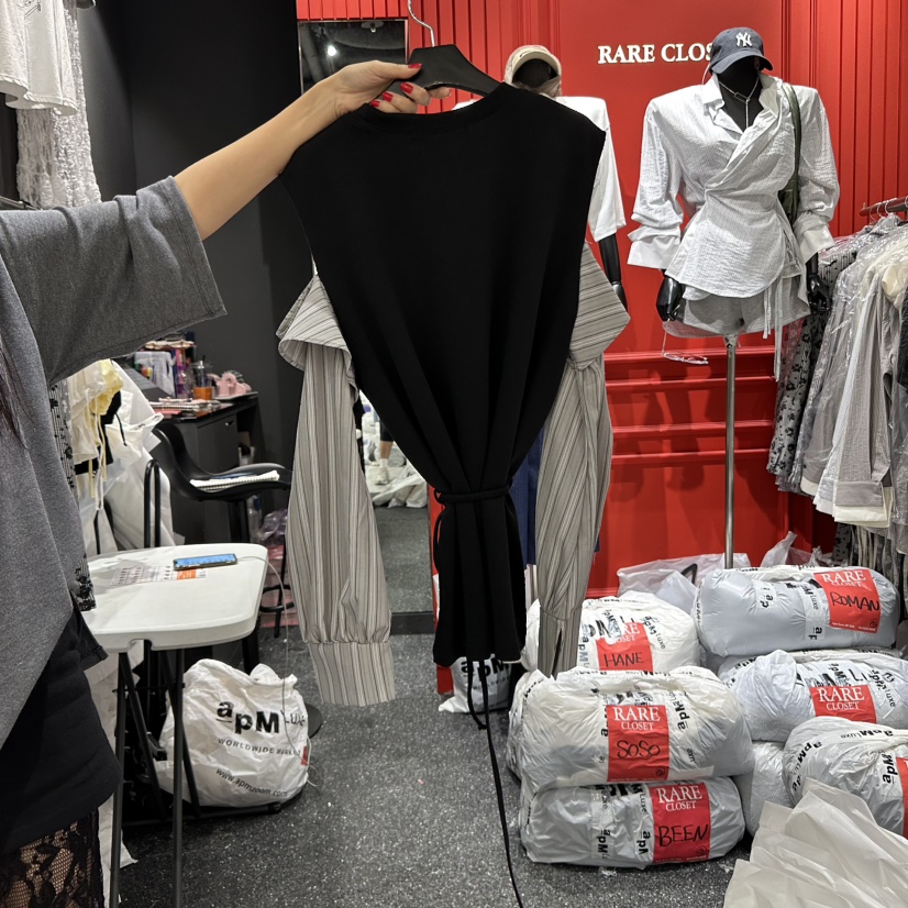 RARE CLOSET韓國代購㊣女士新款人氣熱賣休閑真品職業長袖T恤RARE CLOSET長袖T恤