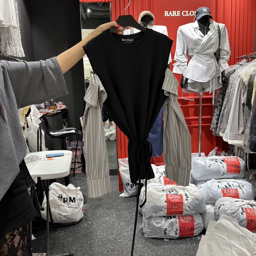 RARE CLOSET韓國代購㊣女士新款人氣熱賣休閑真品職業長袖T恤RARE CLOSET長袖T恤圖色2