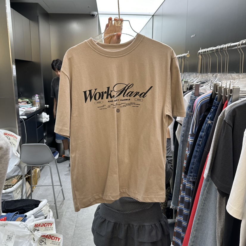 MADCITY東大門㊣直郵女裝新品25秋冬真品人氣職業休閑熱賣T恤MADCITYT恤圖色2
