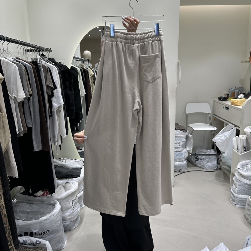 AT THE END東大門㊣實拍女士新品人氣25秋冬推薦職業休閑褲AT THE END休閑褲