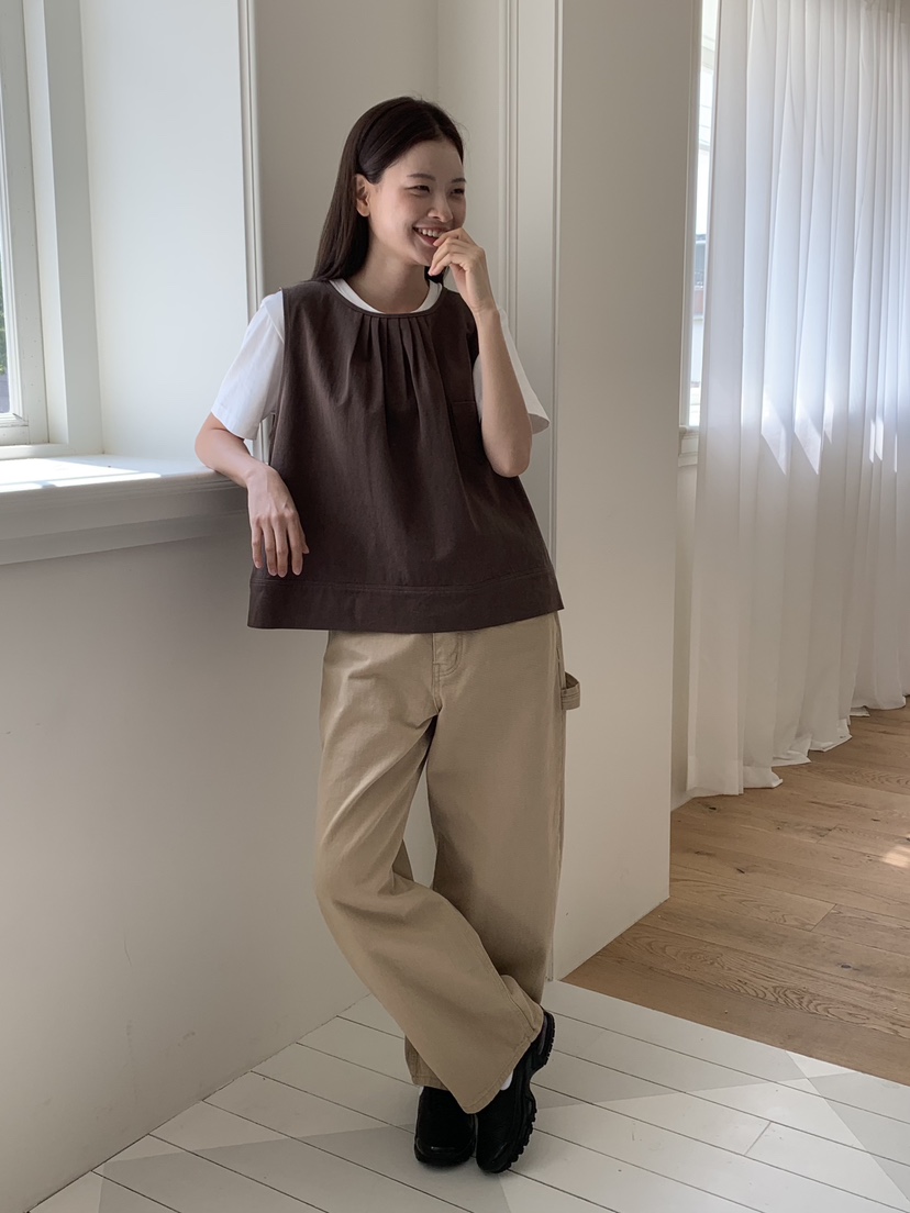 LOVE MY SANTA韓國直郵㊣女裝新品25秋冬吊帶背心不含內搭Santa/LOVE MY SANTA吊帶/背心圖色2