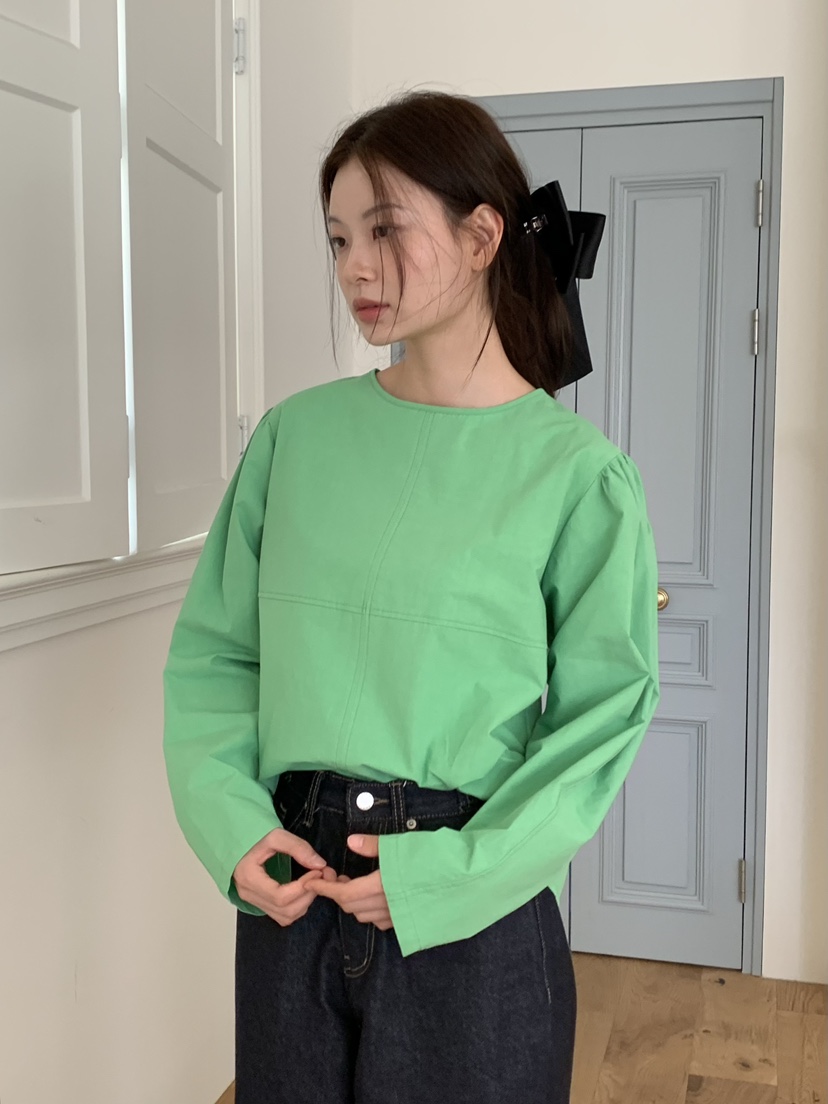 LOVE MY SANTA東大門㊣實拍女士新品人氣推薦職業襯衫蕾絲衫Santa/LOVE MY SANTA襯衫/蕾絲衫圖色1