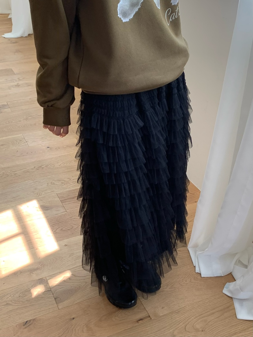LOVE MY SANTA東大門㊣實拍女裝新品真品25秋冬人氣休閑長裙Santa/LOVE MY SANTA長裙圖色2
