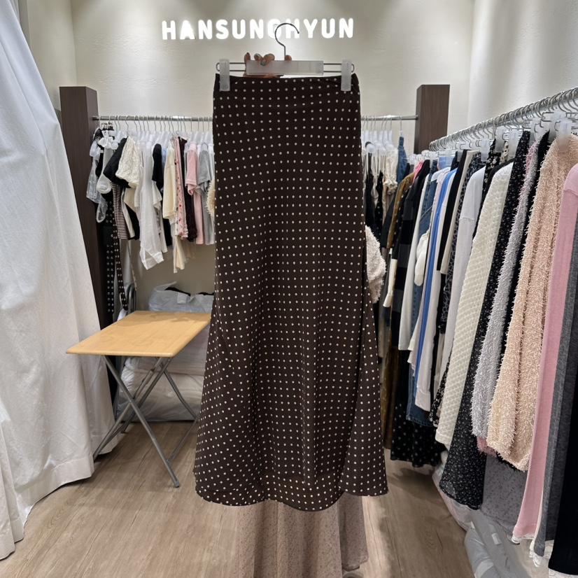 HANSUNGHYUN東大門㊣直郵女裝新款真品人氣休閑時尚推薦長裙HANSUNGHYUN長裙圖色1